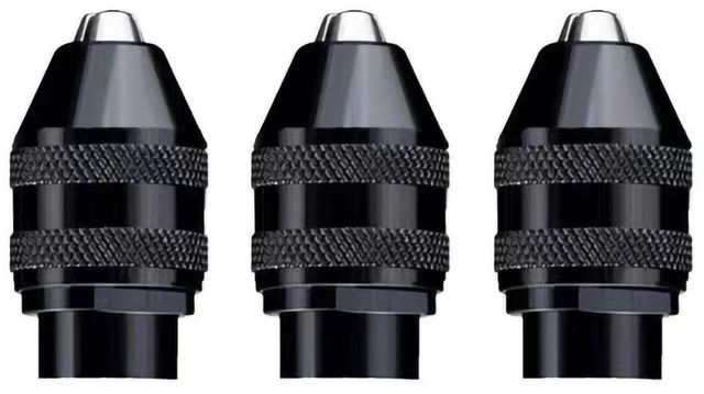 Main image of 3-Pack 4486 Quick Change Multipro Keyless Chuck Compatible with Dremel Rotary Tools Model 395 3000 4000 4300 8220 3000 7300