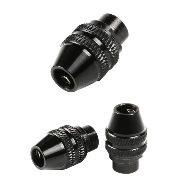 Alt view image 2 of 7 - 3-Pack 4486 Quick Change Multipro Keyless Chuck Compatible with Dremel Rotary Tools Model 395 3000 4000 4300 8220 3000 7300