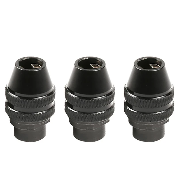 Alt view image 5 of 7 - 3-Pack 4486 Quick Change Multipro Keyless Chuck Compatible with Dremel Rotary Tools Model 395 3000 4000 4300 8220 3000 7300