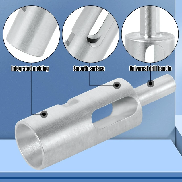 Alt view image 4 of 7 - 9 Gauge+11 Gauge Drill Chuck Tool EZ Twist Ties for Chain Link Fence Ties | Easy Twist Fence Ties Tool for Chain Link Wire,EZ Twist Tool 9 or 11 Gauge Drill Chuck Tool Fit 3/8"