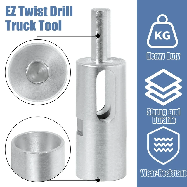Alt view image 5 of 7 - 9 Gauge+11 Gauge Drill Chuck Tool EZ Twist Ties for Chain Link Fence Ties | Easy Twist Fence Ties Tool for Chain Link Wire,EZ Twist Tool 9 or 11 Gauge Drill Chuck Tool Fit 3/8"