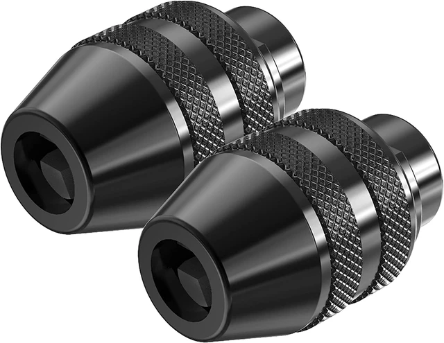 Alt view image 5 of 7 - 2-Pack Keyless Chuck, 1/32" to 1/8" Replacement 4486 Drill Keyless Bit Chuck Shank Rotary Tool Quick Change Adapter Kit Compatible for Dremel 4486 Model 395 3000 4000 4300 8220 3000 7300 Multipro