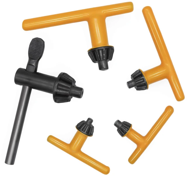 Main image of Drill Chuck Key Wrench Electric Drill Clamping Tool (Chuck Diameter: 3/4" / 5/8" / 1/2" / 3/8" / 1/4") - 5 Sizes