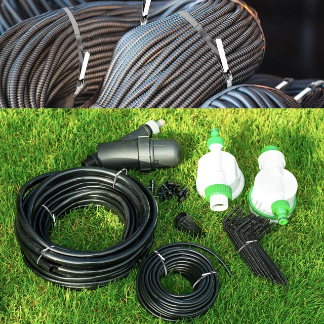 Alt view image 6 of 7 - 100-Pack Metal Zip Ties 11.8 inch, Heavy Duty 304 Stainless Steel Self-Locking Cable Ties for Outdoor Use, Multifunctional Cable Ties for Exhaust Wrap, Chain Link Fence Parts, Farms, Pipes