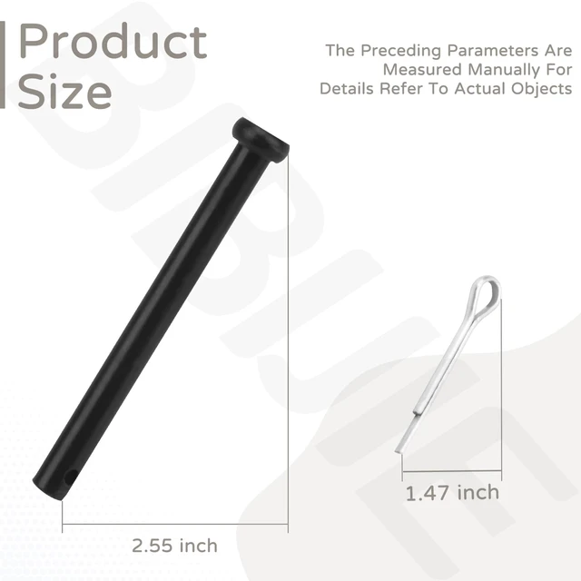 Alt view image 2 of 7 - 5 Pack Mower Deck Driveshaft Shear PIN 8067 8067-13 8067-13-8067-10 | Compatible with Walker Mower