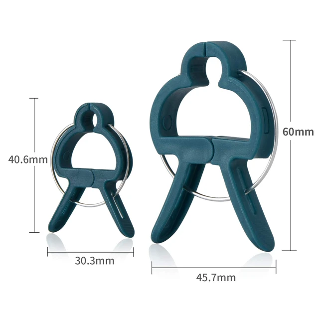 Alt view image 2 of 7 - 60PCS Plant Clips 2 Sizes Adjusting Reusable Garden Plant Supports Clips for Supporting Stems of Flower Vine Vegetables Tomatoes Climbing