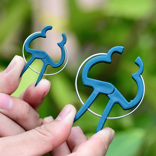 Alt view image 3 of 7 - 60PCS Plant Clips 2 Sizes Adjusting Reusable Garden Plant Supports Clips for Supporting Stems of Flower Vine Vegetables Tomatoes Climbing