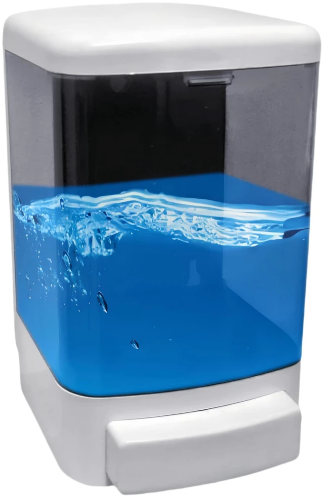 Main image of Manual Soap Dispenser Wall Mounted 33.8oz Bathroom Commercial | Durable ABS,Leak-proof,Rustproof.Big Capacity.Easy Install & Refill,Suitable Various Locations & Liquids.1000ML