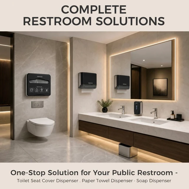 Alt view image 7 of 7 - Commercial Hand Soap Dispenser Wall Mount | Dual-Lock Design, ABS Liquid & Gel Hand Sanitizer Dispenser for Bathroom & Commercial Restaurant, 28oz/800ml