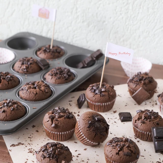 Alt view image 3 of 7 - 1000 Pcs White Mini Cupcake Liners Small Muffin Liners No Smell Premium Greaseproof Paper Cupcake Wrappers Baking Cups (1.25 Inch Bottom Dia.)