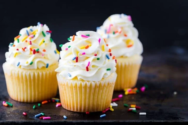 Alt view image 5 of 5 - 100 Jumbo Cupcake Muffin Liners 2 1/4" X 1 7/8" | Large Tall White Fluted Baking Cups Cupcake Liners