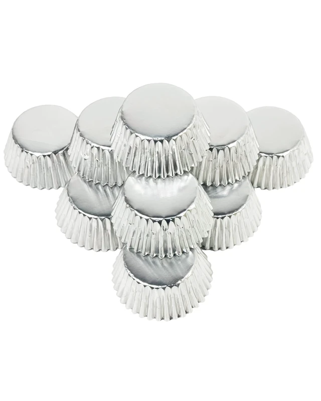 Alt view image 4 of 6 - Foil Cupcake Liners, 300 Count, Standard Size, Silver