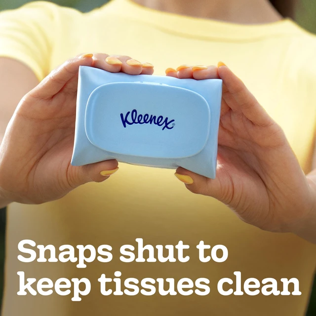 Alt view image 4 of 7 - Ultra Soft Facial Tissues, 9 Packs, 25 Tissues per Pack | 3-Ply, Travel Tissues, Portable Tissues, Convenient, Durable, Snap Lid, Compact