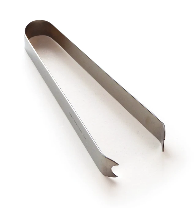Alt view image 3 of 4 - International Endurance® Cocktail Ice Tongs, Stainless Steel, 5.25" | Modern Design & Appeal | Dishwasher Safe