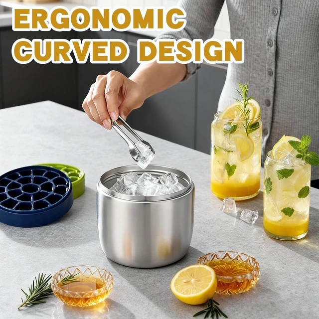 Alt view image 3 of 7 - 2 Pack Ice Tongs 7 Inch Stainless Steel Small Tongs with Sharp Serrated Teeth Non Slip Grip Ice Cube Tongs for Ice Bucket Small Cubes Cube Sugar Coffee Bar Cocktail Finishing