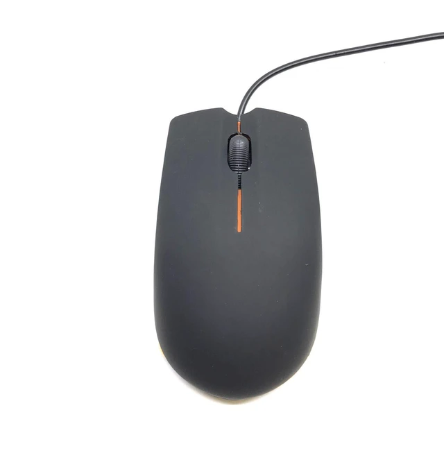 Alt view image 3 of 3 - Wired 3 Button Optical Computer Mouse - 4 Pack - Bulk Computer Mice