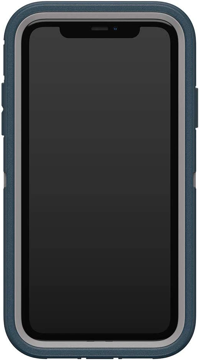 Alt view image 3 of 3 - Defender Series Screenless Edition Case for iPhone 11 (Only) - Case Only - Non-Retail Packaging - Gone Fishin (Blue)