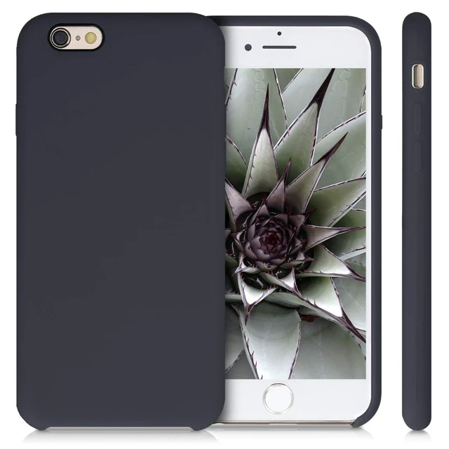 Alt view image 5 of 7 - Case Compatible with Apple iPhone 6 / 6S Case - TPU Silicone Phone Cover with Soft Finish - Blueberry
