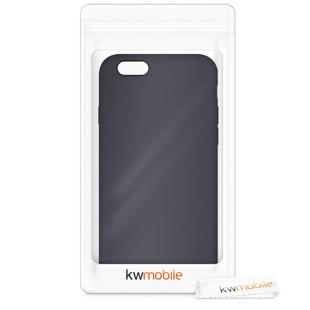 Alt view image 7 of 7 - Case Compatible with Apple iPhone 6 / 6S Case - TPU Silicone Phone Cover with Soft Finish - Blueberry