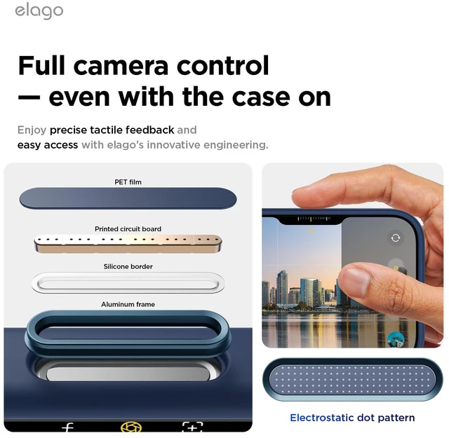 Alt view image 3 of 7 - Premium Magnetic Silicone Case for iPhone 17 Pro | Compatible with MagSafe, Liquid Silicone Material, Protection, Shockproof, Slim Phone (Jean Indigo)