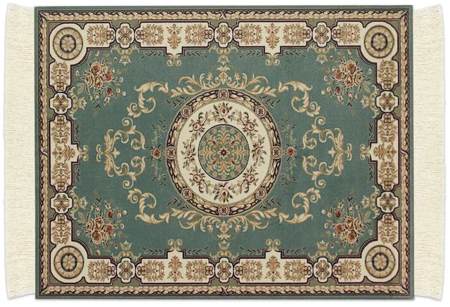 Main image of Persian Carpet Style Mouse Pad Oriental Vintage Bohemian Rug Desk Pad Miniature Mouse Mat Coaster Table Décor for Office Home (Color_50)