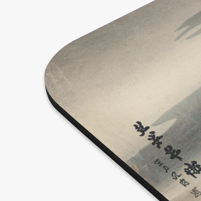 Alt view image 2 of 7 - Black Cat Ramen Mousepad Japanese Great Wave Art Desk Mat | Kawaii Anime Mouse Pad for Gaming, Office & Desk Decor | Non-Slip Rubber Base