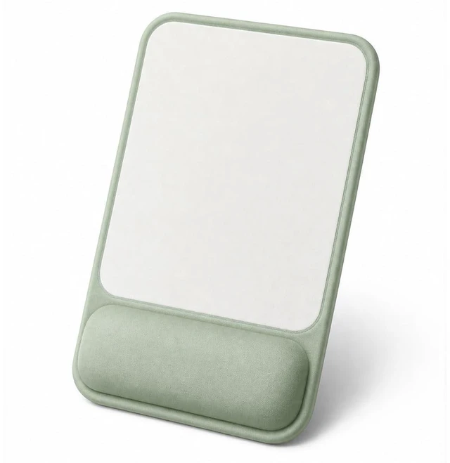 Main image of ErgoComfort Gel Mouse Pad with Wrist Rest, Ergonomic Mousepad with Wrist Support, Ergo Desk Mat, Non-Slip Base, Smooth Surface for Office Laptop Computer (03Sage Green)