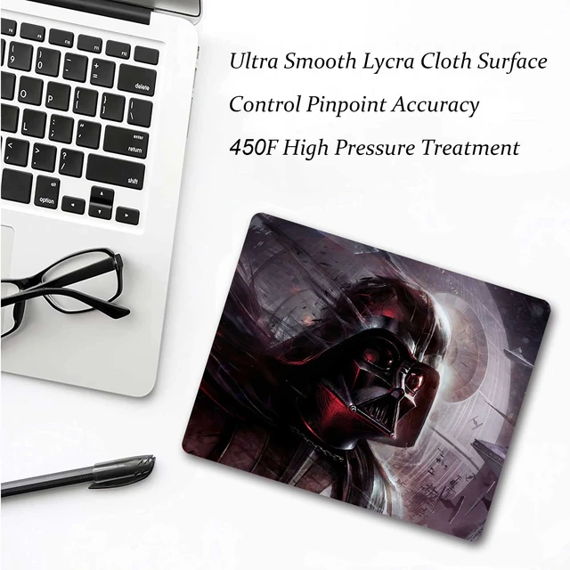 Alt view image 2 of 4 - Cool Science Fiction Mouse Mat, Waterproof Non Slip Rubber Base Mouse Pad for Office Laptop, Black Mouse Pads for Desk, 9.8"x7.9"x0.12" Inch