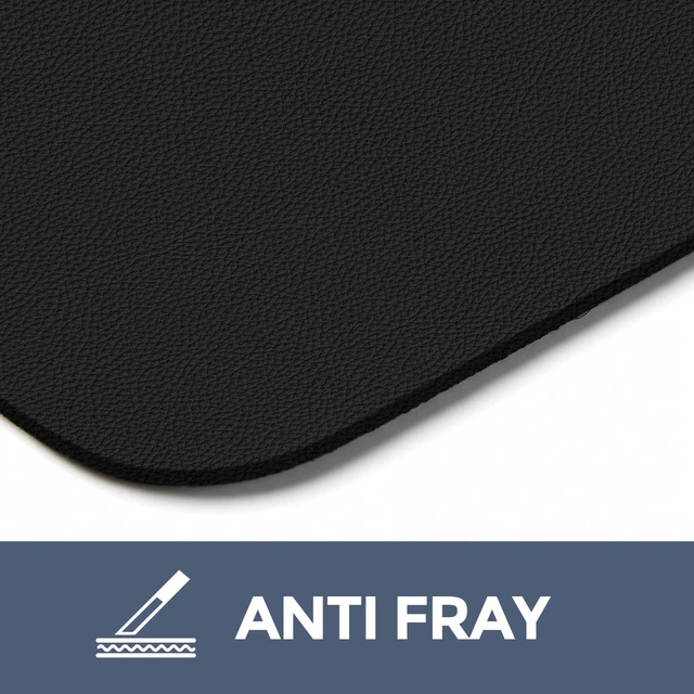 Alt view image 4 of 6 - Black Mouse Pad for Desk Premium Computer Mousepad & Mouse Mat, Small Mouse Pad for Desk Use or Gaming, Easy Gliding, Spill-Resistant Surface, Durable Materials, Portable