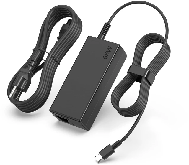 Main image of USB C Laptop Charger, 65W USB C Laptop Charger Compatible with HP Lenovo Dell Asus Acer Samsung Google Chromebook Fast Charging Type C