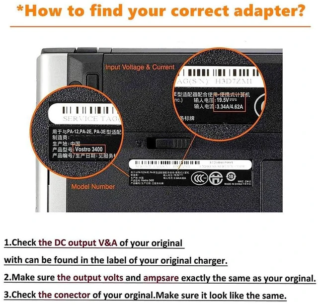 Alt view image 5 of 6 - USB C Laptop Charger, 65W USB C Laptop Charger Compatible with HP Lenovo Dell Asus Acer Samsung Google Chromebook Fast Charging Type C