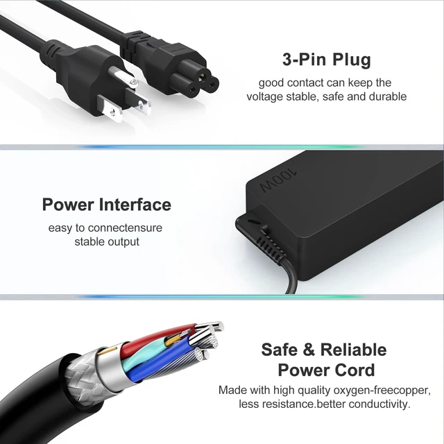 Alt view image 7 of 7 - MacBook Pro Charger, 100W USB C Charger Compatible with MacBook Pro/Air, Lenovo,Dell,HP,Samsung and All Type C Device