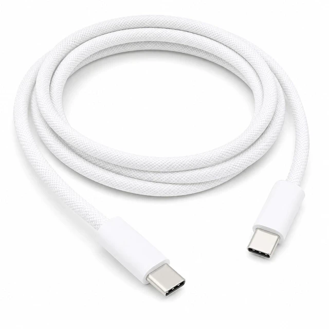 Main image of USB-C to USB-C 60W Fast Charging Cable, 3.3 ft, Nylon Braided