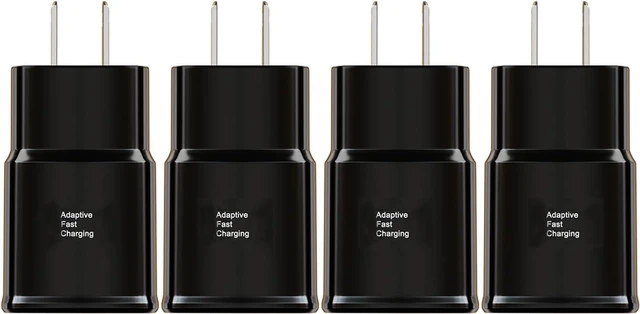 Main image of Adaptive Fast Charging Adapter Quick Charge Charging Block | Wall Charger Plug for Samsung Galaxy S26/S26 Ultra/S25/S25 Ultra/S24/S23/S22/S10/S9/S8/S7/S6(4-Pack)
