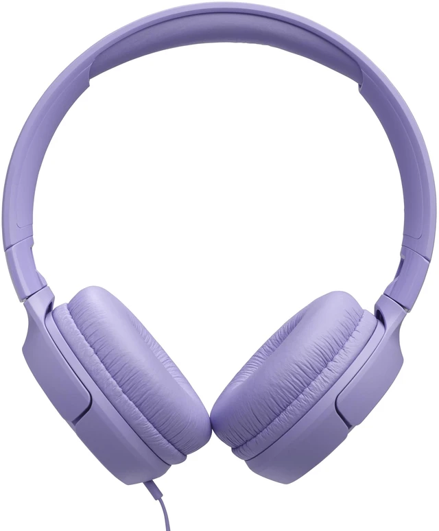 Alt view image 7 of 7 - Tune 520C - USB-C Wired on-Ear Headphones with Hi-Res Audio Support, Pure Bass Sound, Comfort fit, USB-C connectivity, 3-Button Remote with Microphone and EQ presets Control (Purple)