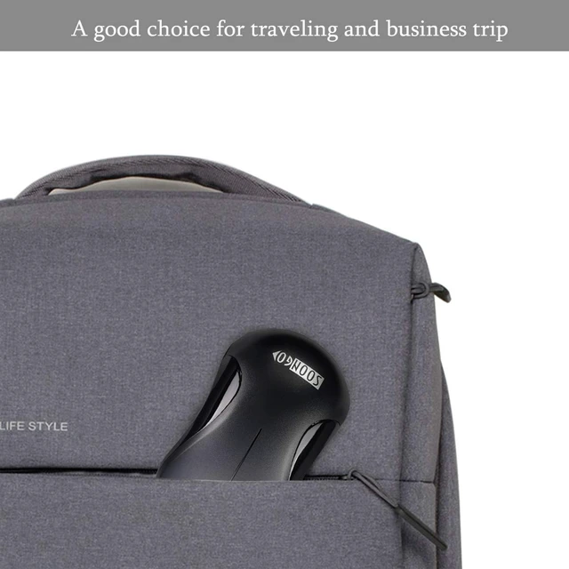 Alt view image 5 of 6 - Mini USB Wired Mouse for Laptop, Office, Business, Notebook, MacBook, Desktop, Chromebook, PC - Black