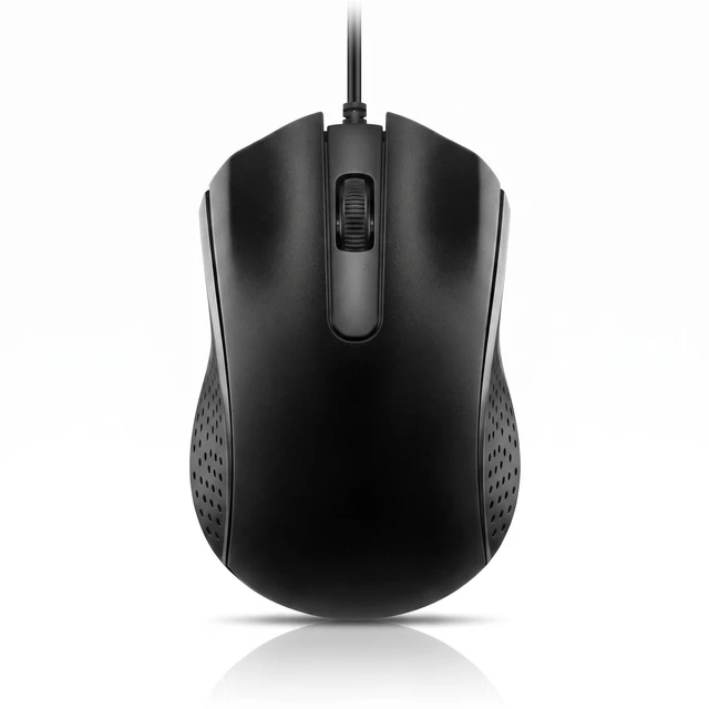 Main image of 30 Pack Computer USB Wired Mouse Bulk 3 Button 800/1200 DPI Black | Ergonomic Noiseless Corded Computer Mice for Laptop, PC Desktop, Computers, Office, School, Classroom Supplies