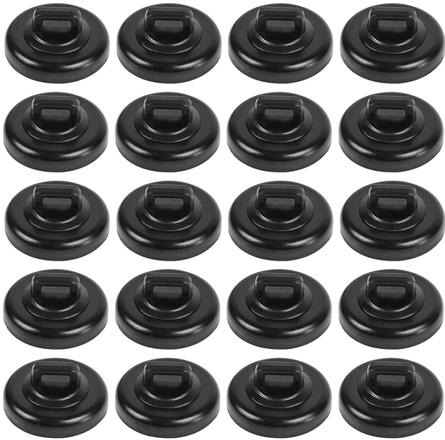 Main image of Magnet Zip Tie Mount Clips Magnetic Zip Ties Mount Base Holder Strong Wire Cable Holder Mount Wire Clips Management for Home Office Marine Electrical Wiring (D23 20Pcs)