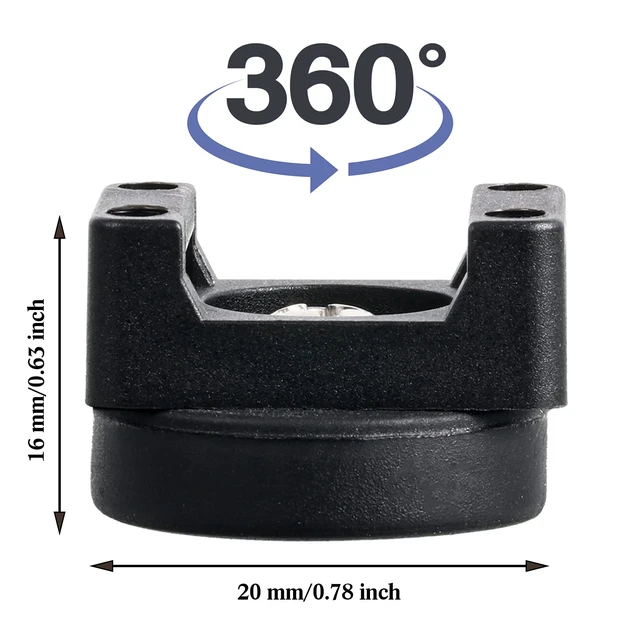 Alt view image 5 of 6 - 60 Pcs Magnetic Zip Tie Mount with Nylon Cable Ties, 22 mm | Heavy Duty Wire Management, Multipurpose Holder Clips for Office, Garage, Outdoor Use, Secure Mounts on Metal Surfaces