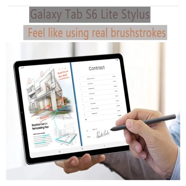 Alt view image 3 of 6 - Galaxy Tab S6 Lite S Pen Replacement for Samsung Galaxy Tab S6 Lite Stylus Pen,Tab S6 Lite Pen Replacement +Free 5 Tips for Samsung Galaxy Tab S6 Lite S Pen,EJ-PP610(Black)