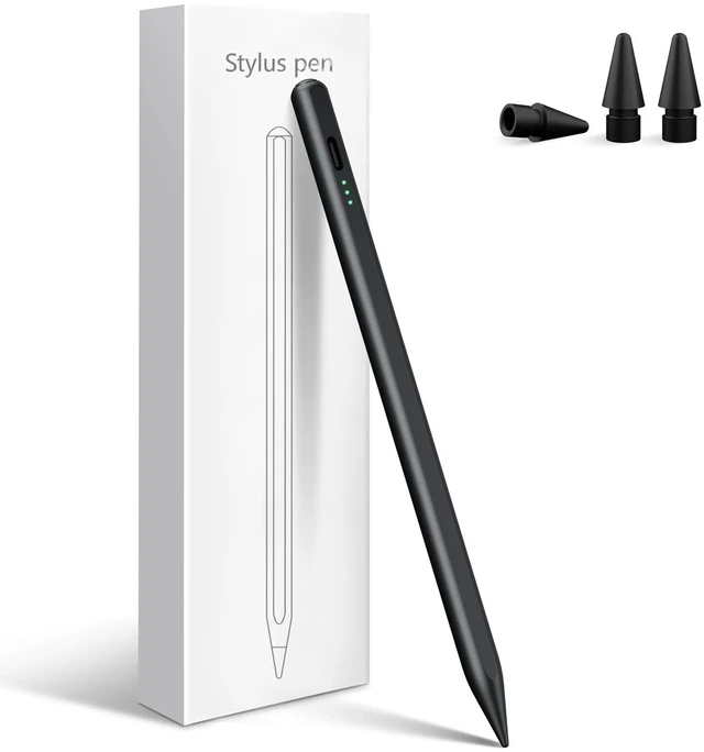Main image of Stylus Pen for iPad 2026-2018 with 13mins Fast Charge,Tilt Sensitivity | Palm Rejection Pencil for 11th (A16)/10/9/8/7/6 Gen, iPad Pro 11"/12.9"/M4/M5, iPad Air 3/4/5/M2/M3/M4, Mini 7/6/5