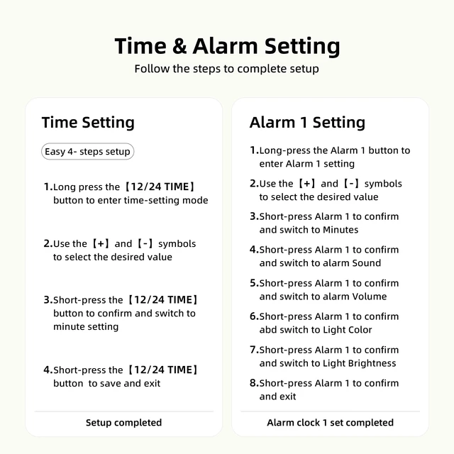 Alt view image 5 of 7 - White Noise Alarm Clock Sound Machine for Bedroom Small Brown Noise Machine with 30 Soothing Sound Plug in Bedside Clock with NightLight Battery Backup 15 Wake up Sound Clock for Kids Heavy Sleeper