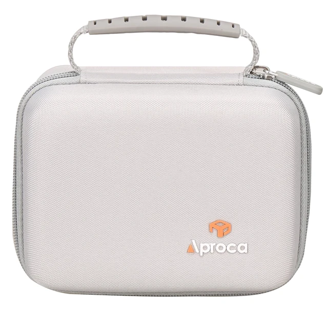 Alt view image 3 of 7 - Case Compatible with RENPHO Eyeris 3 2 1 Eye Massager Heated Eye Mask, Portable Storage Protective Bag for Accessories -Grey (Case Only)