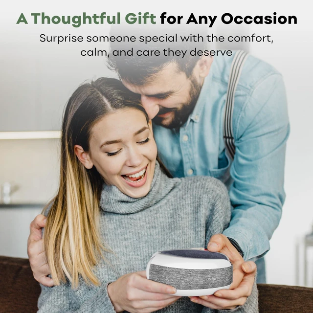 Alt view image 4 of 7 - Heated Eye Massager, Bluetooth, Migraine & Dry Eye Relief, Cordless | eye mask massager with heat, stream music wirelessly & for eye strain, headaches, dry eyes, sinus pressure & sleep