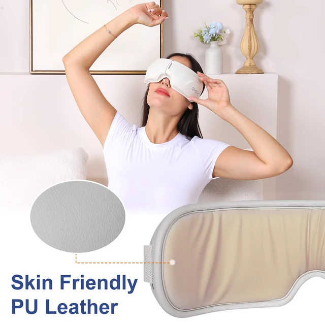 Alt view image 5 of 7 - Eye-C Rechargeable Eye Massager with Heat & Vibration, 180 Folding Design, Perfect Gifts for Friends & Family