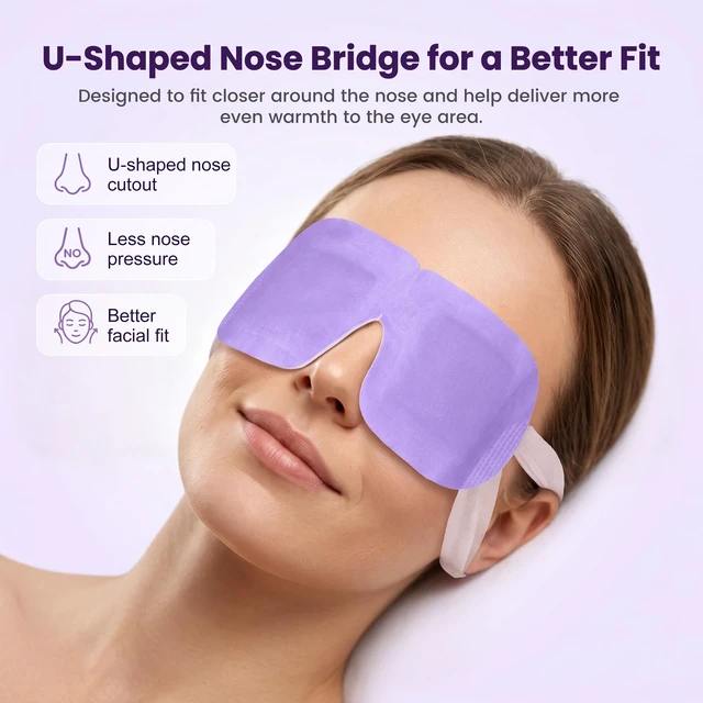 Alt view image 6 of 7 - 21 Pack Steam Eye Masks for Dry Eyes, Self Heating Heated Eye Masks | Moist Heat Warm Compress for Stye Fast Relief, Puffy Sensitive Eyes, Disposable Eye Therapy Mask Variety