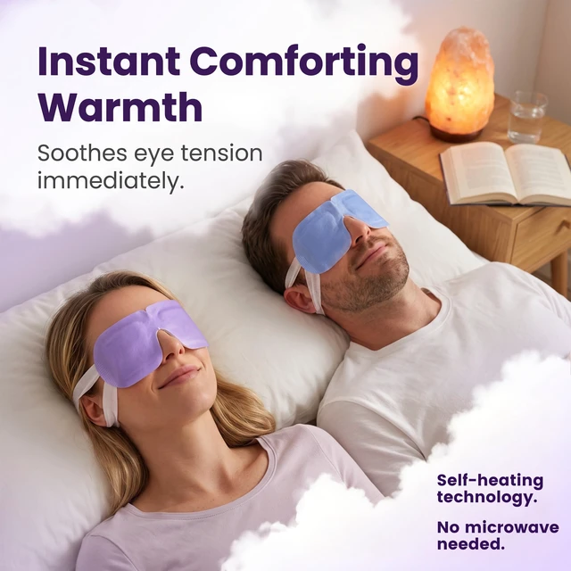 Alt view image 7 of 7 - 21 Pack Steam Eye Masks for Dry Eyes, Self Heating Heated Eye Masks | Moist Heat Warm Compress for Stye Fast Relief, Puffy Sensitive Eyes, Disposable Eye Therapy Mask Variety
