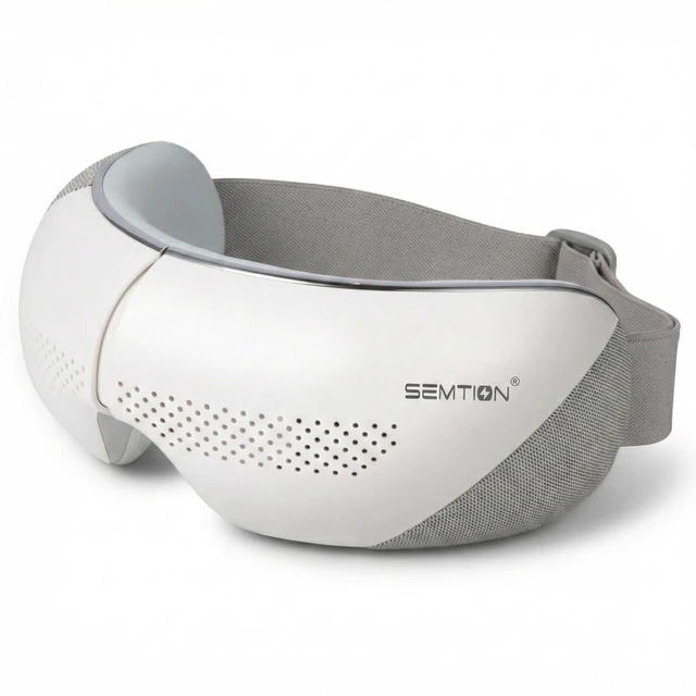 Main image of Eye Massager with Heat for Migraines Relief Heated Eye Mask for Dry Eyes, Eye Strain Relief, Birthday/Mothers Day Gifts for Women Mom(White)