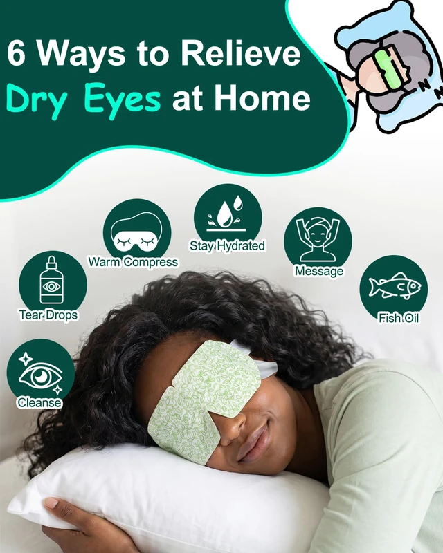 Alt view image 4 of 7 - 16 Packs Steam Eye Masks for Dry Eyes, Self Heating Warm Compress Unscented | Spa Relaxation Set for Women, Disposable Heated Eye Mask, Soothes & Rejuvenates Tired Eyes, Travel Essentials