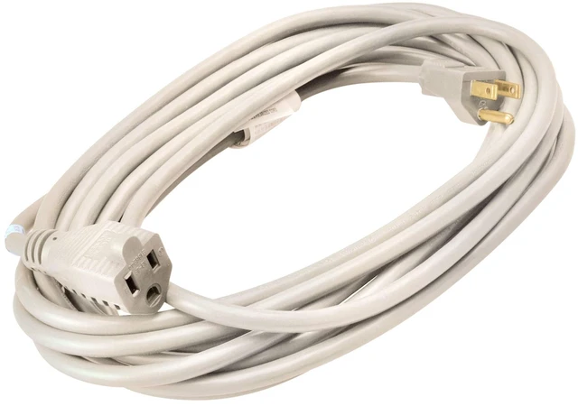 Main image of Southwire Outdoor Extension Cord - Light Duty Landscape & Patio Power Cable for Outdoor Use - Weather Resistant Vinyl Jacket - Neutral White Finish - 16/3 Gauge - 20-Foot